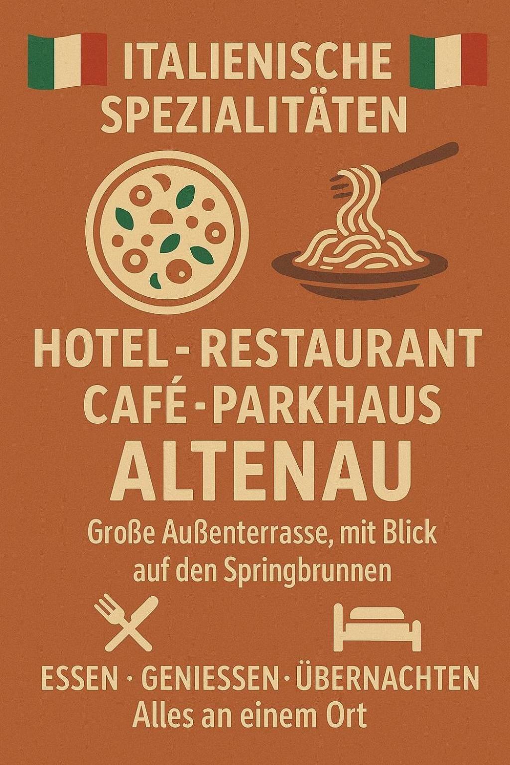 אלטנאו Hotel-Cafe-Restaurant Parkhaus מראה חיצוני תמונה